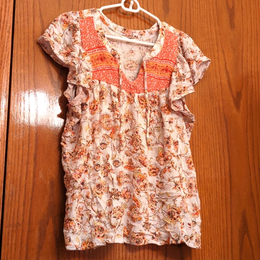 Maurices Floral Blouse XXL